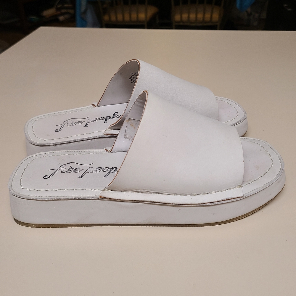 Free People Harbor platform slide sandals size 38 - Picture 6 of 8